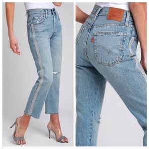Rhinestone Levi’s jeans
